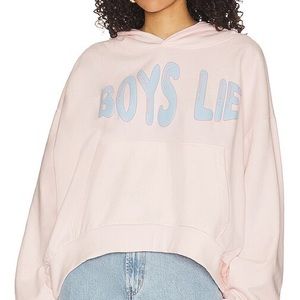 Boys lie pink skies hoodie worn once and washed once
